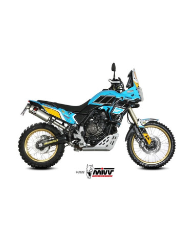 Silencieux MIVV Dakar Slip-On acier inoxydable - Yamaha Ténéré 700 19-22