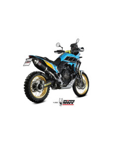 Silencieux MIVV Dakar Slip-On acier inoxydable noir - Yamaha Ténéré 700 19-22 2