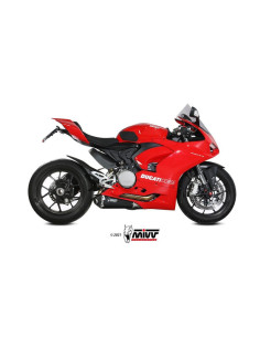 Silencieux MIVV Delta Race Slip-On acier inoxydable noir - Ducati Panigale V2