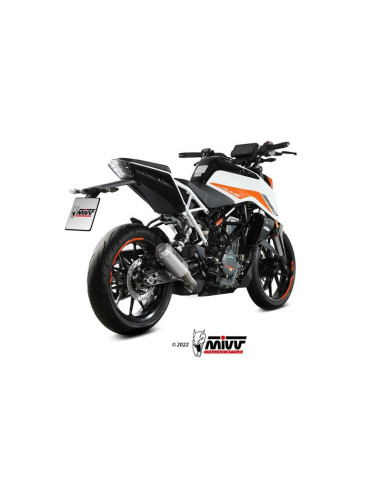 Silencieux MIVV MK3 Slip-On acier inoxydable - KTM 125 / 390 Duke
