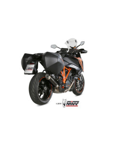 Silencieux MIVV Dakar Slip-On acier inoxydable noir - KTM 1290 Superduke GT 2
