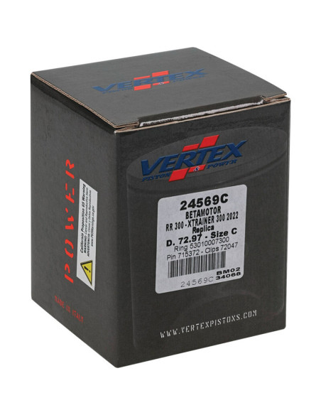 Piston coulé VERTEX Replica - 24569C