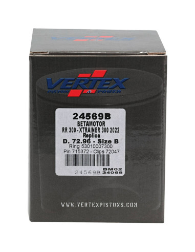 Piston coulé VERTEX Replica - 24569B