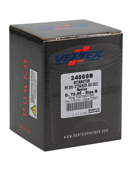 Piston coulé VERTEX Replica - 24569B