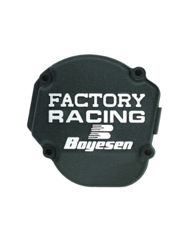 Couvercle d'allumage BOYESEN Factory Racing noir - Kawasaki KX250 (90-04)