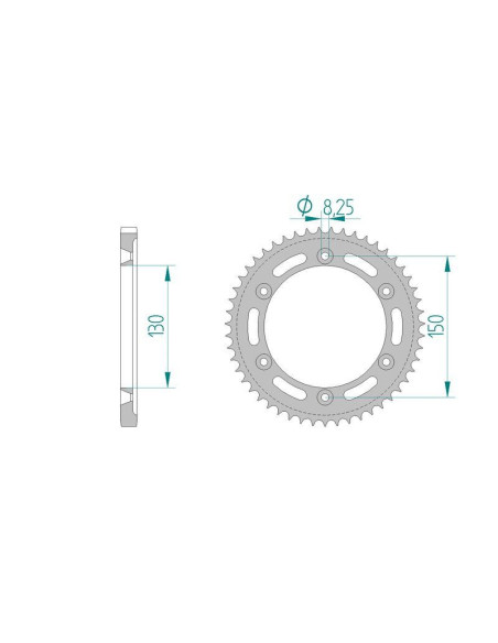 Kit chaine DID  ACIER HONDA XLR 125 R   V,W,X,Y,1 JD09/JD16A 1997 à 2001