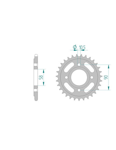 Kit chaine DID  ACIER HONDA CB 250 NIGHTHAWK 1992 à 2008