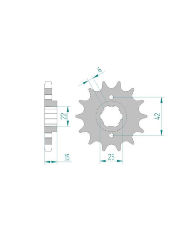 Kit chaine DID  ACIER HONDA NS 400 R   F NC19 1985 à 1988