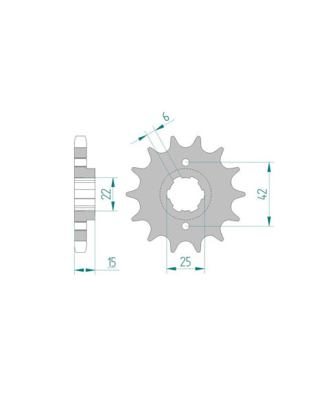 Kit chaine DID  ACIER HONDA NS 400 R   F NC19 1985 à 1988