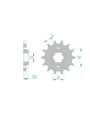 Kit chaine DID  ACIER HONDA CB 450 S   G,H,J PC17 1986 à 1988