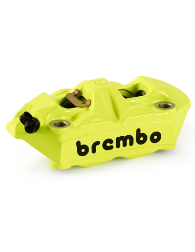 Étrier de frein avant droit BREMBO UPGRADE M4 ø34mm - jaune fluo