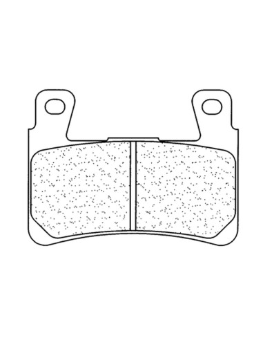 Plaquettes de frein CL BRAKES Racing métal fritté - 2711C60