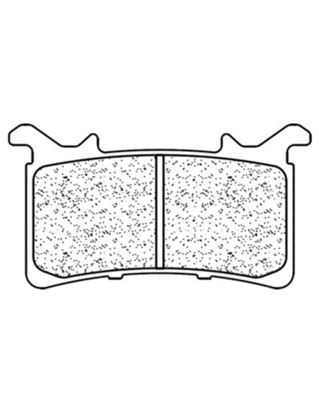 Plaquettes de frein CL BRAKES racing métal fritté - 1273C60