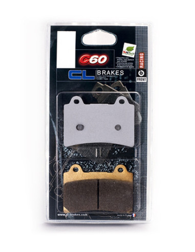 Plaquettes de frein CL BRAKES racing métal fritté - 1273C60