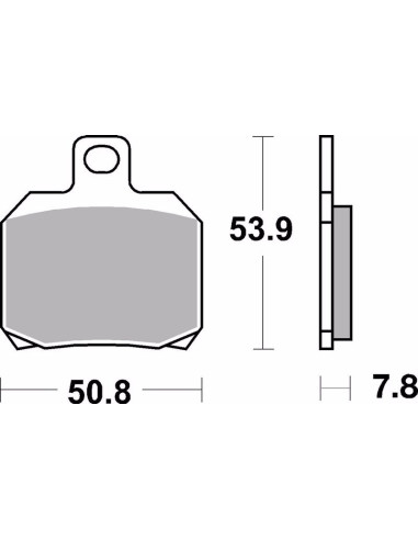 Plaquettes de frein BREMBO métal fritté - 07BB20SP