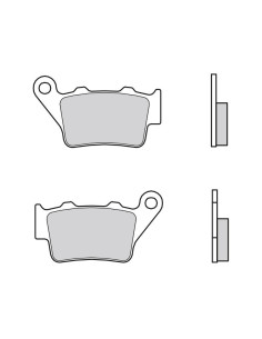 Plaquettes de frein BREMBO métal fritté - 07BB02SP