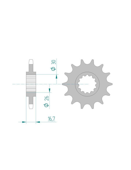 Kit chaine DID  ACIER HONDA CBF 600 SA   8,9,A,B,C,D ABS 2008 à 2013