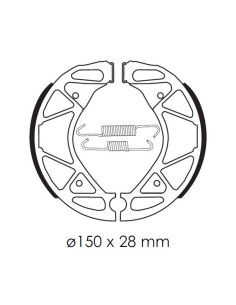 Mâchoires de frein TECNIUM Scooter organique - BA209