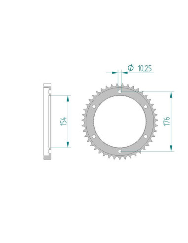 Kit chaine DID  ACIER HONDA VFR 800 A   8,9,A,B,C,D V TEC 2008 à 2013