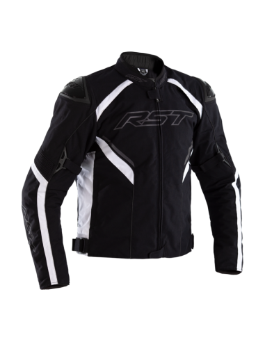 Veste RST Sabre CE textile - noir/noir/blanc taille XS