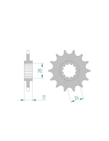 Kit chaine DID  ALU HONDA CBR 600 F  520   V,W RACING 1997 à 1998