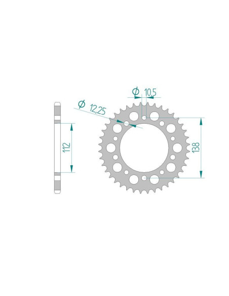 Kit chaine DID  ALU HONDA CB 900 F  520   2,3,4,5,6 HORNET RACING 2002 à 2006