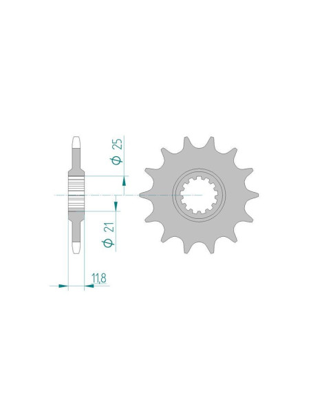 Kit chaine DID  ACIER HUSABERG 550 FC 2004 à 2007