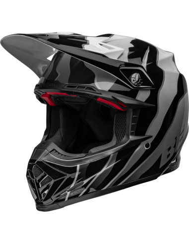 Casque BELL Moto-9s Flex Claw - Noir/Blanc