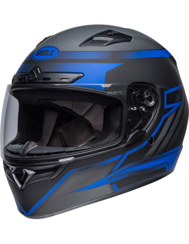 Casque BELL Qualifier DLX - Raiser Noir Mat/Bleu