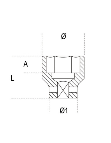 Douilles à chocs BETA Normal Series 65mm