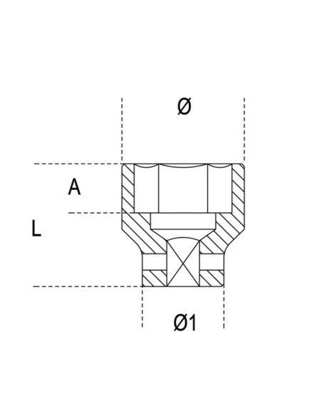 Douilles à chocs BETA Normal Series 65mm