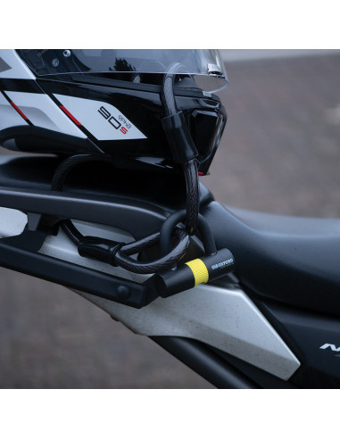 Câble antivol OXFORD Loop Lock15 + Mini-cadenas - 15mm x 2.0m