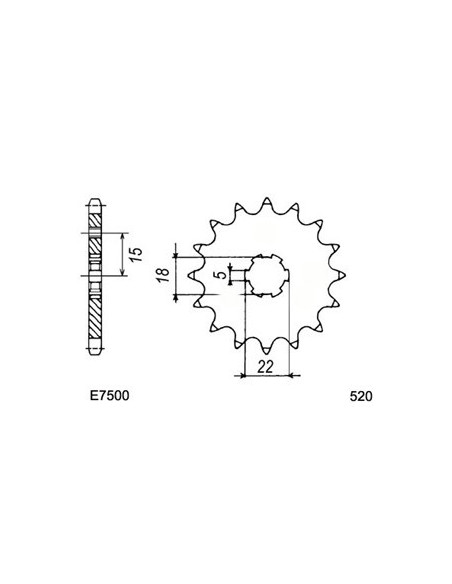 KX.125 '96/97 13X50 RKGB520KXZ  (K3)