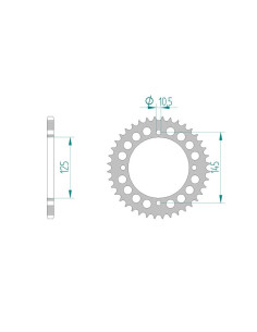 AFAM COURONNE ALU au pas de 520