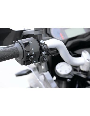 Interrupteur étanche bouton 12V Noir 