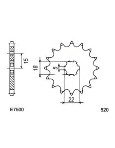 KX.125 '99/2000 12X48 RK520MXZ  (L1/L2) 2