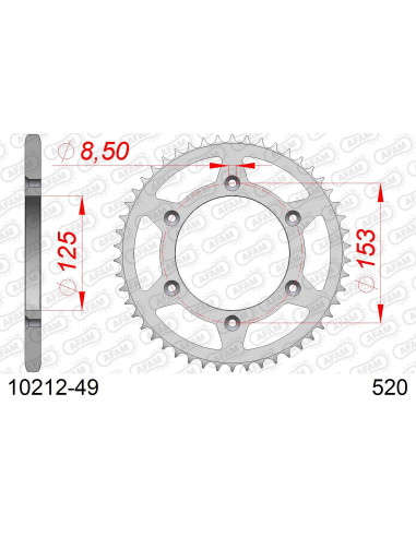 Kit chaîne acier HONDA CRF 250 R 2018-2021   