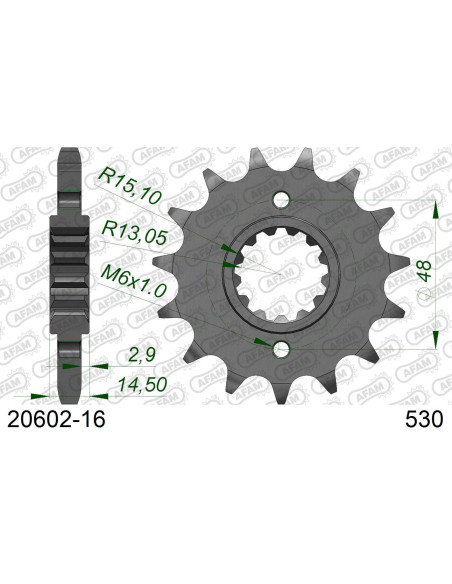 Kit chaîne acier HONDA VFR 700 F INTERCEPTOR 1986-1987   