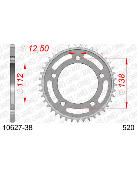 Kit chaîne acier HONDA NSS 750 FORZA 2021   