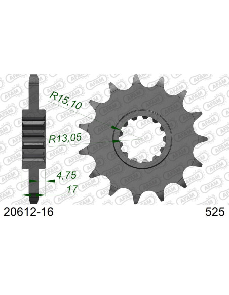 Kit chaîne acier HONDA NT 1100 A 2022-2022   