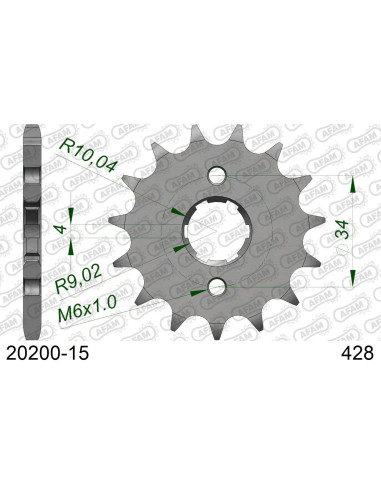 Kit chaîne alu HONDA TL 125 1989   