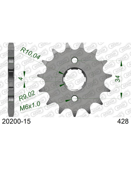 Kit chaîne alu HONDA TL 125 1989   