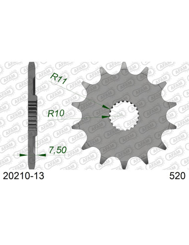 Kit chaîne alu HONDA CR 125 R 2005-2007   