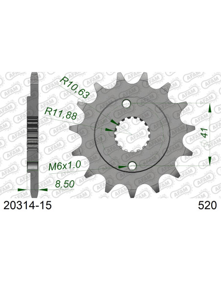 Kit chaîne alu HONDA XR 400 R 1996-2005   