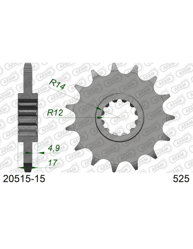 Kit chaîne alu HONDA CBF 600 N 2004-2007   