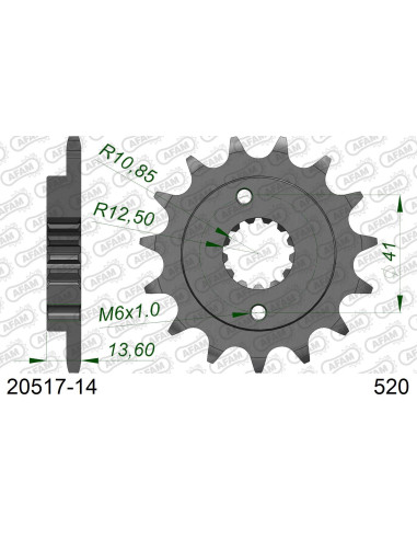 Kit chaîne alu HINDA XR 600 R 2000-2007   