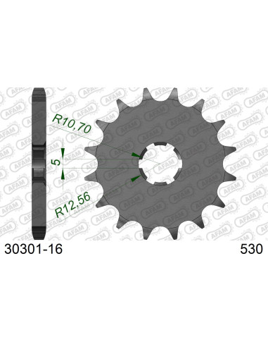 Kit chaîne acier YAMAHA XS 400 US 1980-1981   