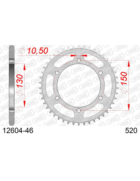 Kit chaîne acier RUB YAMAHA XJ 6 F 2010-2016   