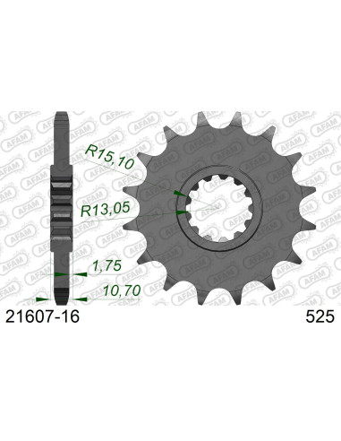 Kit chaîne acier YAMAHA YZF-R7 2022   
