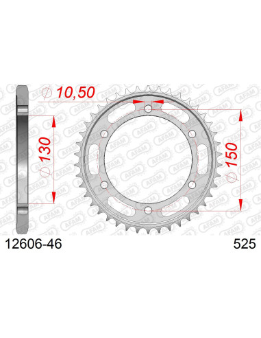 Kit chaîne acier RUB YAMAHA FZ 8 N 2010-2016   